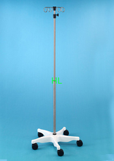 Chine Transfusion de base en plastique de 4 de crochets d'acier inoxydable ABS d'I.V. Stand With fournisseur