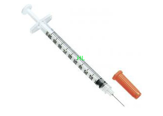 Chine seringues jetables d'insuline de 0.5ML 1ML avec l'aiguille fixe en emballage de boursouflure fournisseur