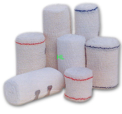 Chine Bandage élastique de coton pour la chirurgie habillant la bande médicale de bandage de 5cm*4.5m fournisseur
