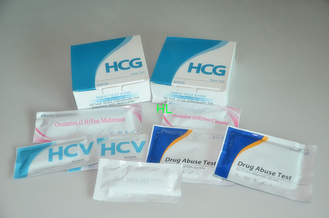 Chine 10 - 20 bande/milieu du courant rapides des kits HCG d'essai de minutes pour le dépistage précoce de la grossesse fournisseur
