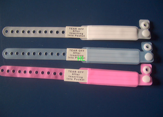 Chine Bande jetable d'adulte/enfant de bracelet d'identification d'identification de PVC de patient fournisseur