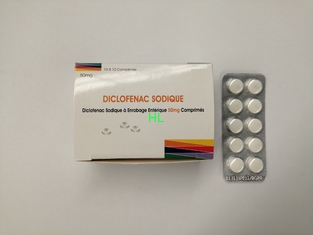Chine Diclofénac comprimés 25 mg 50 mg 75 mg fournisseur