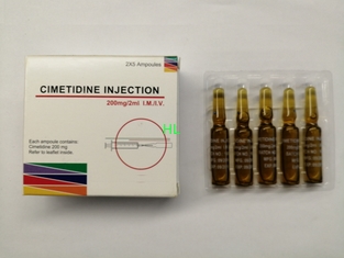 Chine AMPOULES de mg/2mL 2*5 des médecines 200 d'injection de cimétidine/BOÎTE fournisseur