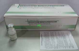 Chine Benzathine Benzylpenicilline pour les médecines antibiotiques de l'injection 2.4M 50VIALS/BOÎTE fournisseur